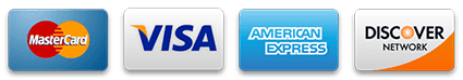 Accepted credit cards